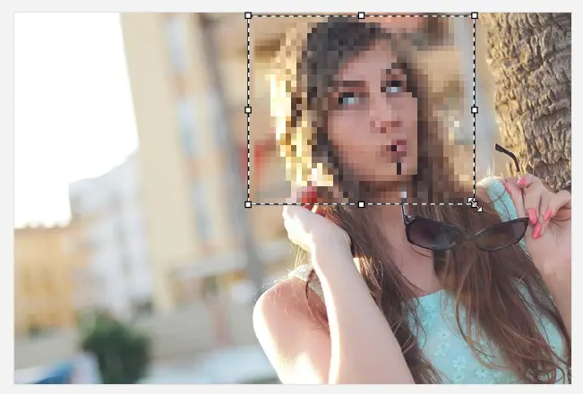 Windowsのペイントで写真へのモザイクのかけ方