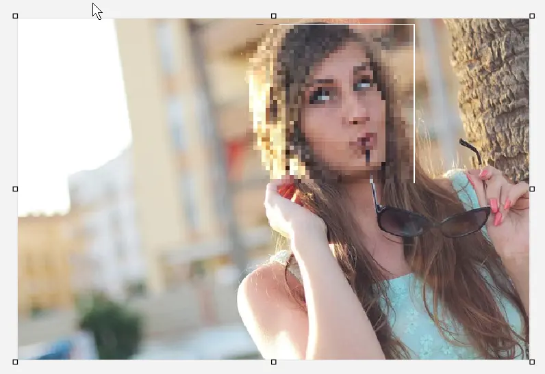 Windowsのペイントで写真へのモザイクのかけ方